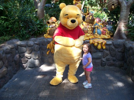 Emily with Pooh,Oct,2009 Disney Land