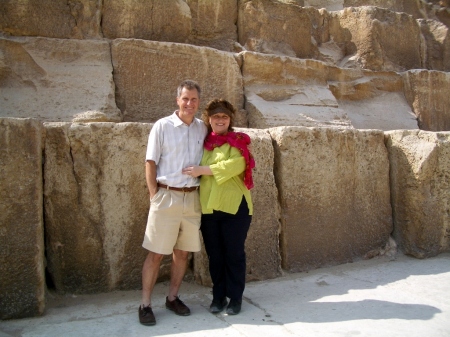 Me Wth My Sister, Monica, at Giza, Egypt/2009