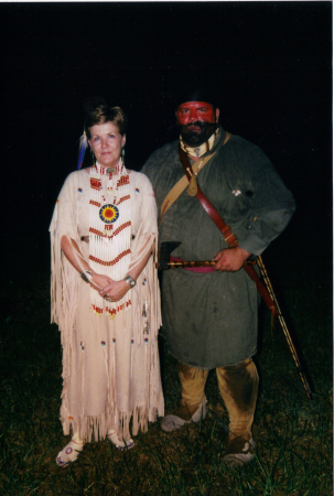 Me and my friend the iriquois medicine woman.