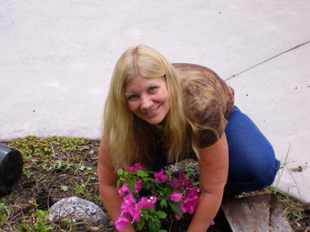 planting flowers