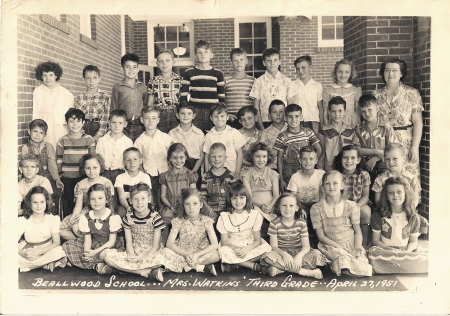 1951 3rd grade Mrs. Watkins, Beallwood School
