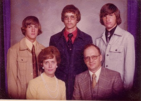 Myers family in 1975