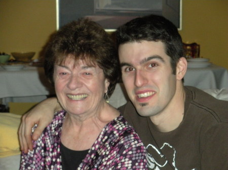 My son Joel (24) and my Mom - Christmas 2008