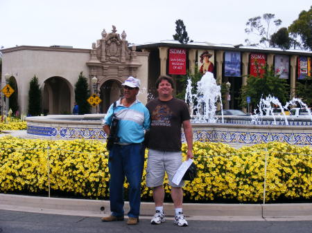 STEP DAD AND I AT SAN DIEGO MUSEUM