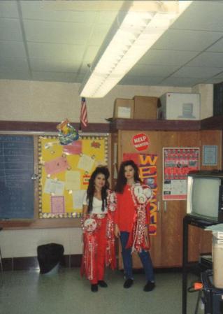 Me & Margaret Pena in 1994
