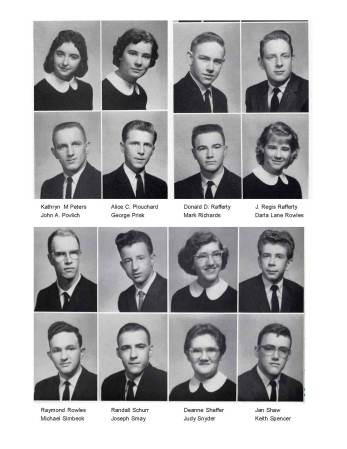 Class of 1960 Senior Photos