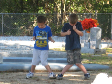 Maurice and Jesse - my 2 grandsons dancing