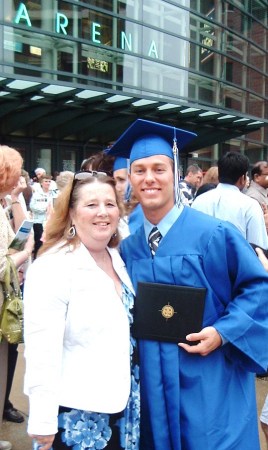 Son Michael graduation April 2009 Grand Valley