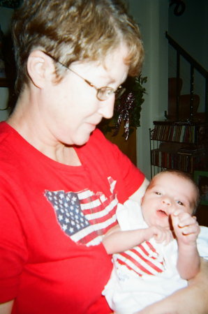 My sister and her first grandchild.