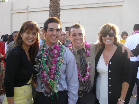 Graduation Day at Damien High School...