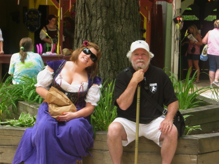 me and daughter at the ren faire