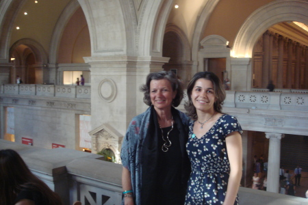 Janet at Metropolitan Museum of Art