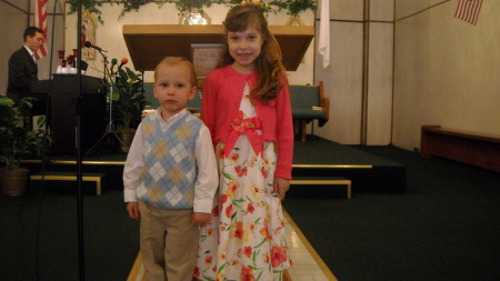 Brooklyn and Jackson Easter 2009