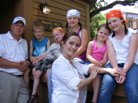 Nana and Papa and some of the grandchildren!