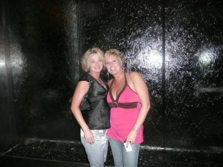 me and Larisa out on town