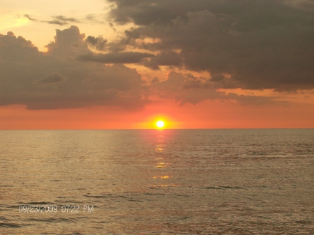 7:22PM-Sept 23 Madeira Beach Sunset (VIEW 3rd)