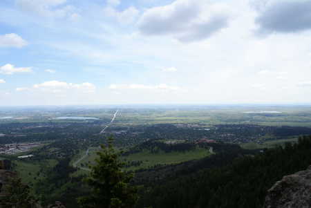 Panoramic looking East from Arch.