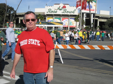 Mike at the 2010 Rose Bowl