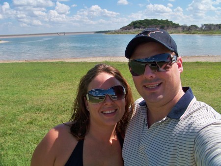 Chris and Kathryn Mathiews at Belton Lake