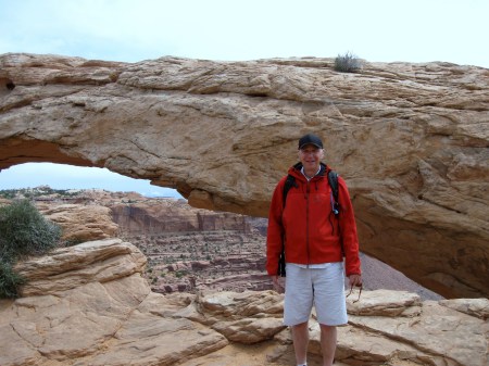 hikin in the moab earlier this year