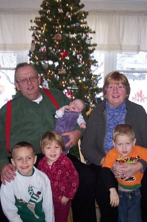 Grandkids and Us Christmas 2009