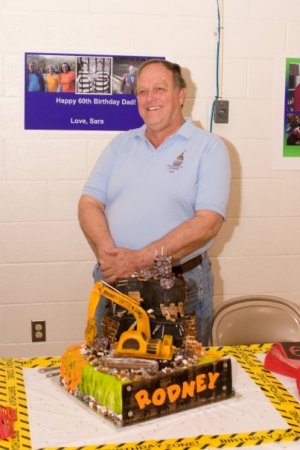 Rodney with his 60th Birthday Cake