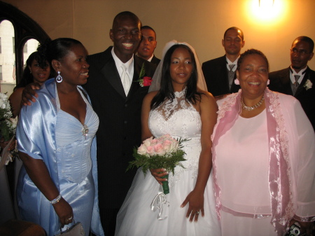 Christine Gillis at daughter's wedding