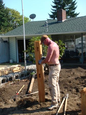 Jayson Setting the Poles