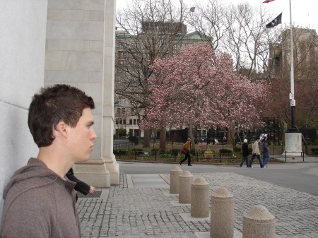 My son Greg at NYU