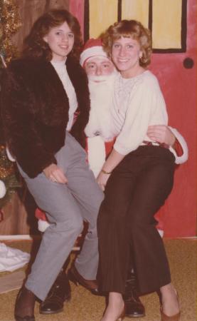 Selena Timmons, Santa (Brian) and Kay Duncan,