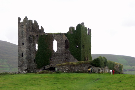 Castle ruin near Iveraugh, Ireland