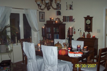 Dining area of great room