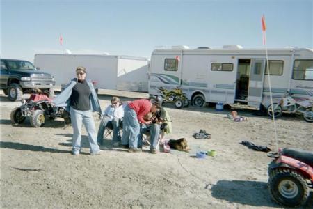 Campbell Caravan at the Utah Dunes