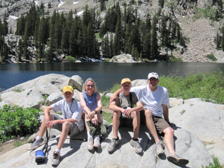 mountain lake near Snowbird, Utah