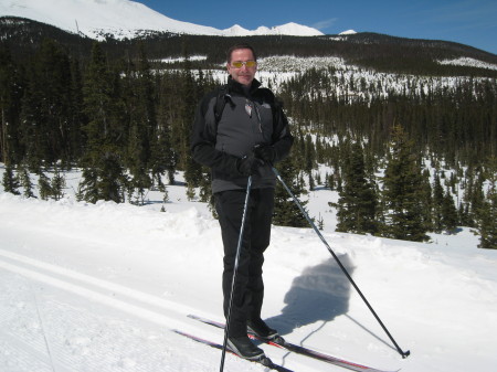 Brian X-country skiing in CO, 2009