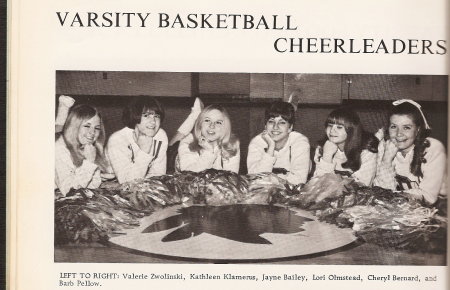 Varsity Cheerleaders 1970