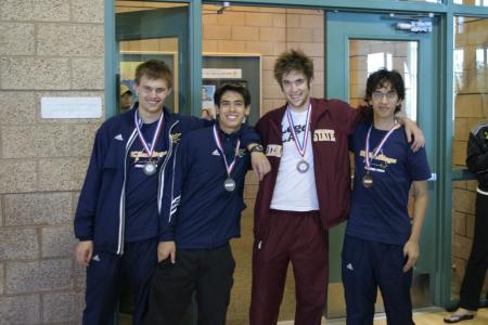 Men's Foil Medalists