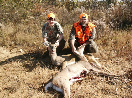 Son Chris and his son Carson