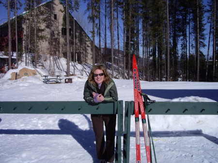 Skiing in Kimberley, B.C.