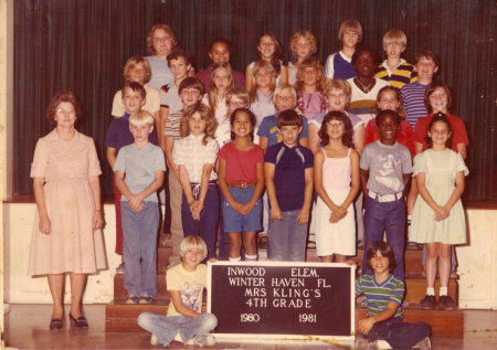 Inwood 4th grade Mrs King's 1981