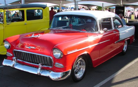 55 Chev similar to mine in HS