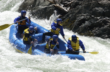 White-water rafting