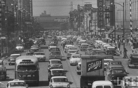 Downtown Gary in the 50-60's.