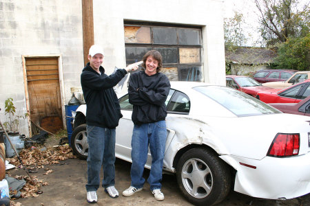 Colton "my oldest son" on the right