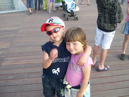 Two of My Kids in Poland