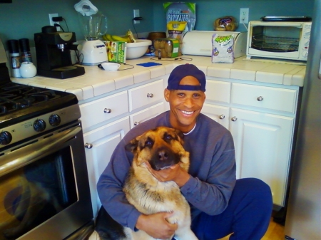 My dog Jack and me