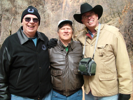 Jim, Tim, & Bill at Zion National Park