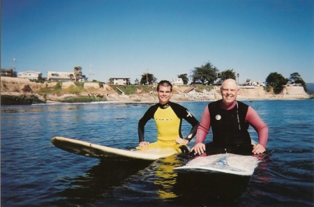 Me and Austin at Pleasure Point