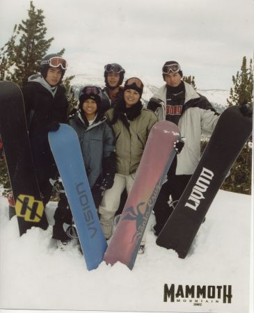 Family Snowboarding at Mammoth