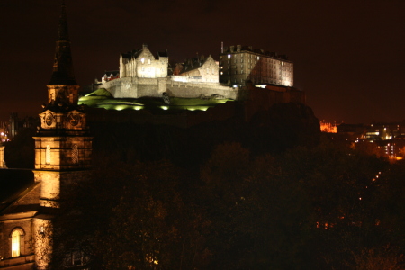 Edinburgh Castle and St. John's Church